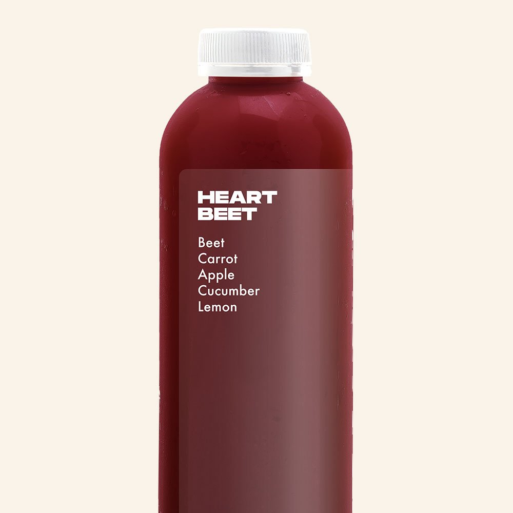 HEART BEET - Beet, Carrot, Apple, Cucumber and Lemon.