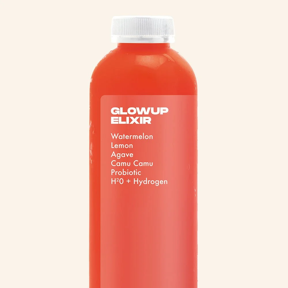 GLOW UP - Watermelon, Lemon, Agave, Camu Camu, Probiotic, Hydrogen water