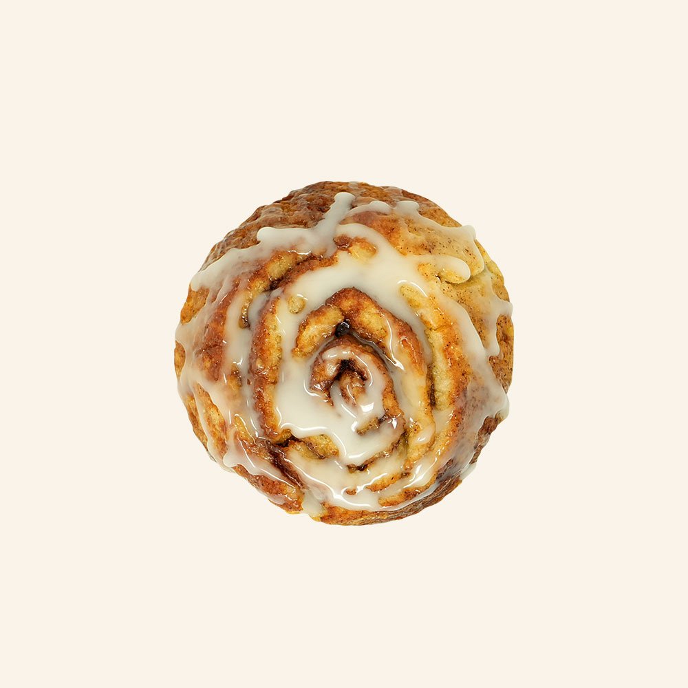 THE CINNABUN - Gluten free cinnamon bun topped with our signature frosting.