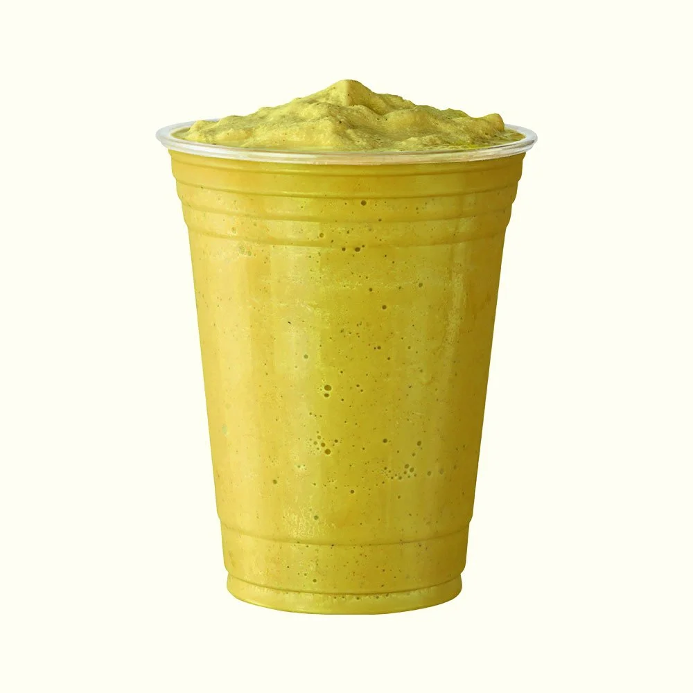 HH Colada - Pineapple, mango, orange juice, banana, agave, coconut milk.