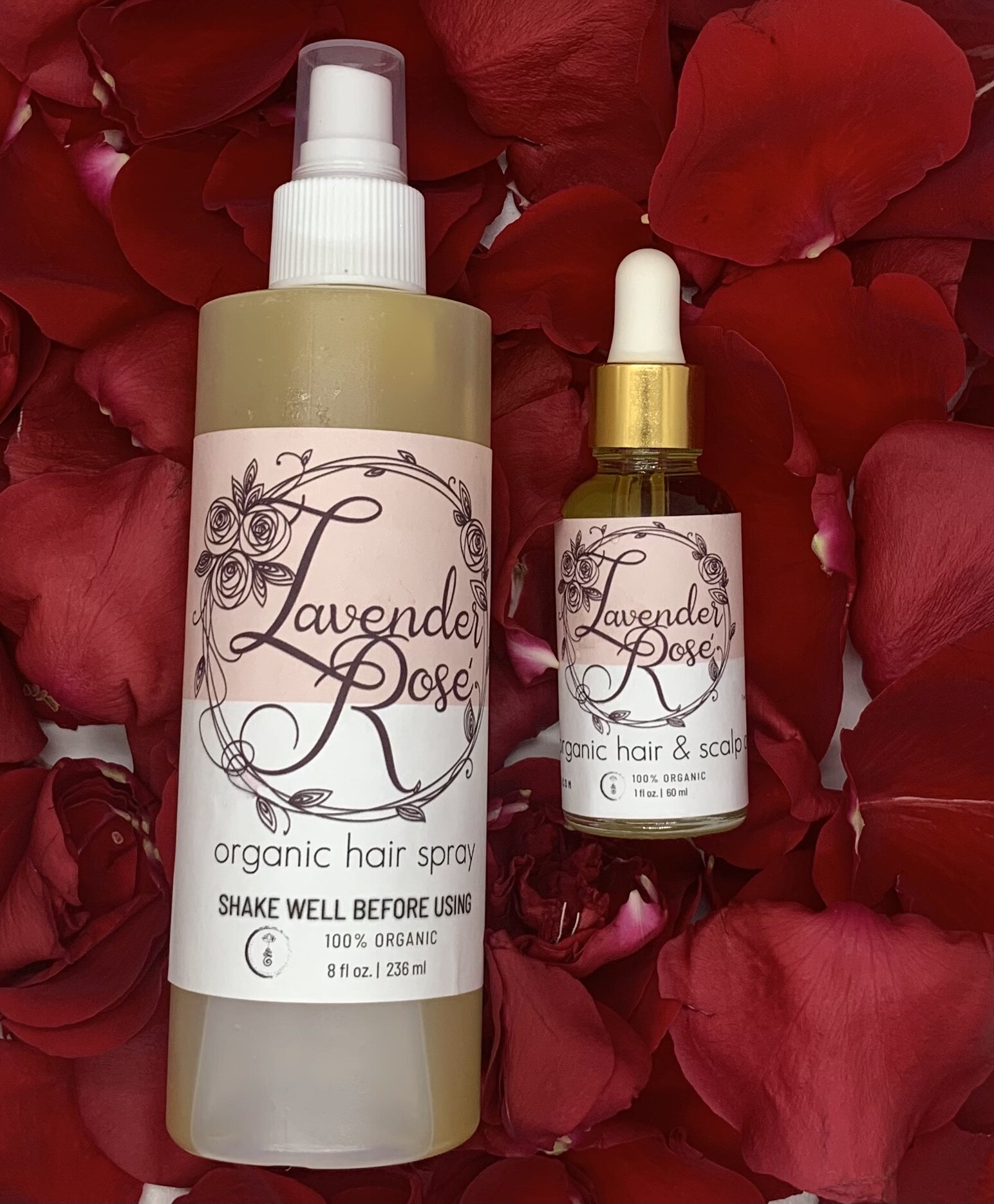 Lavender Rose' Hair Mist and Oil