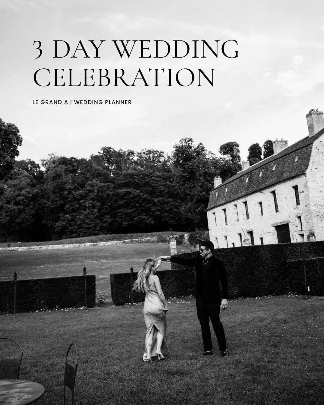 3-day wedding celebration 🥂

Like McKenna &amp; Derek, why not imagine your celebration over several moments?

A welcome dinner, a joyful pool party, and a magical wedding day &mdash; each one with its own atmosphere and memories.

Three chapters of