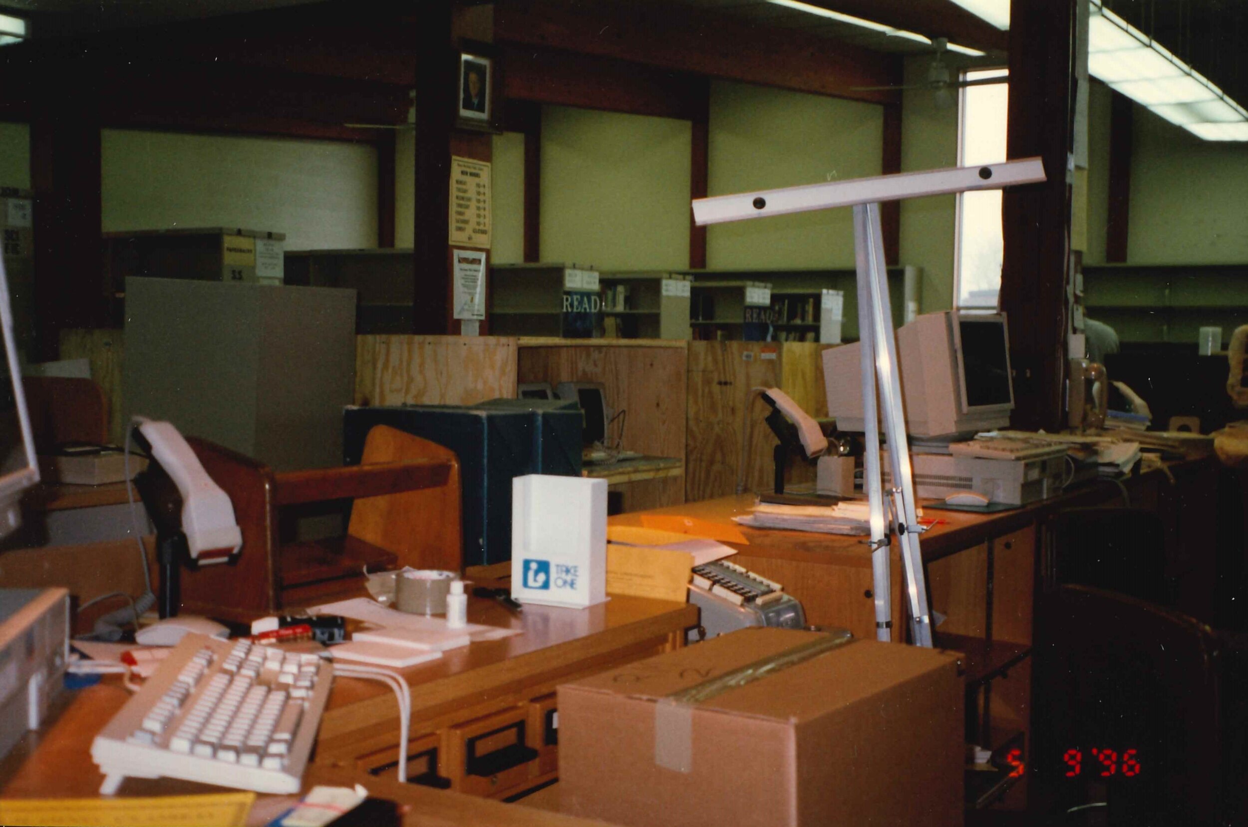 Packing up for the move into our new building.