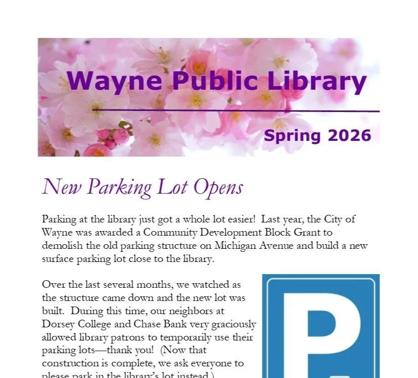 Spring Newsletter