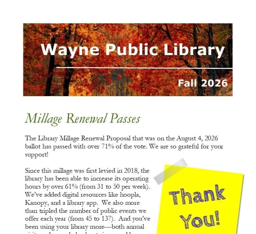 Fall Newsletter
