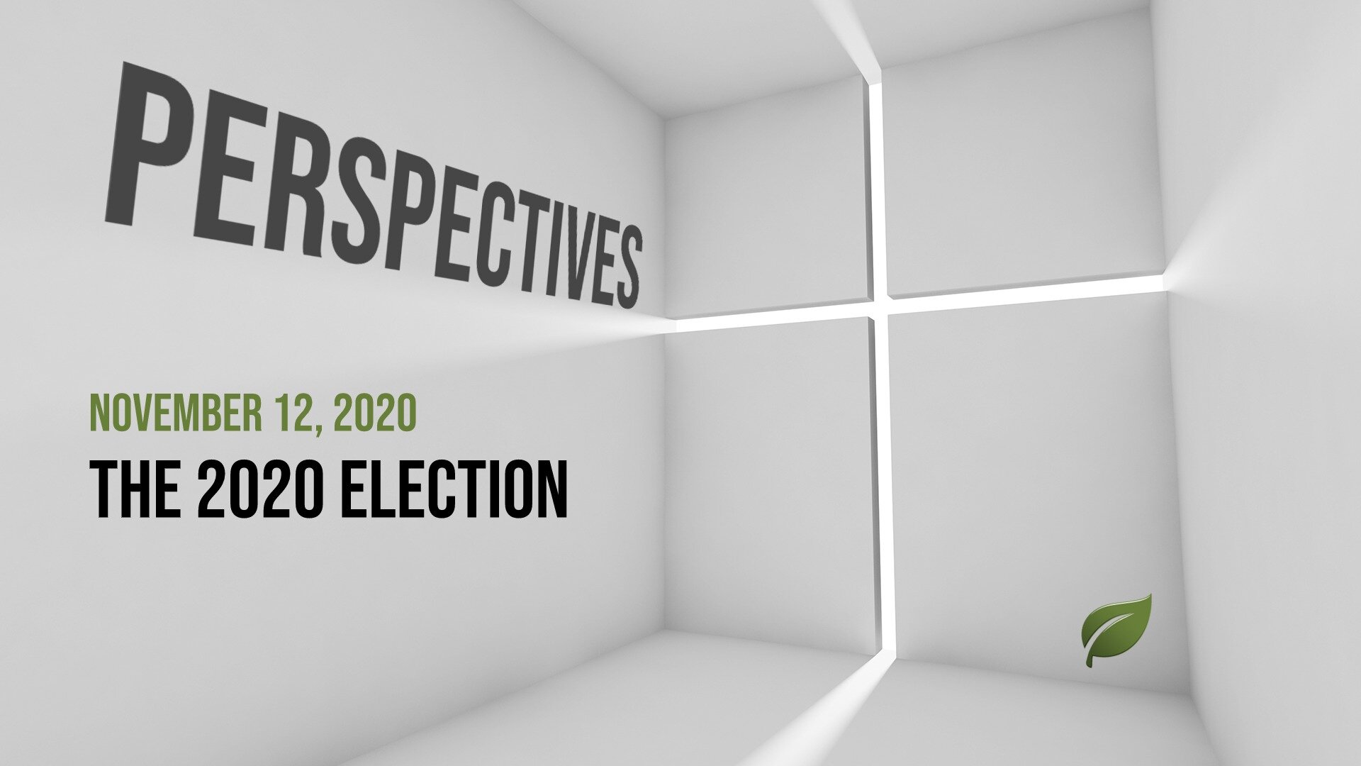 Perspectives Podcast - The 2020 Election