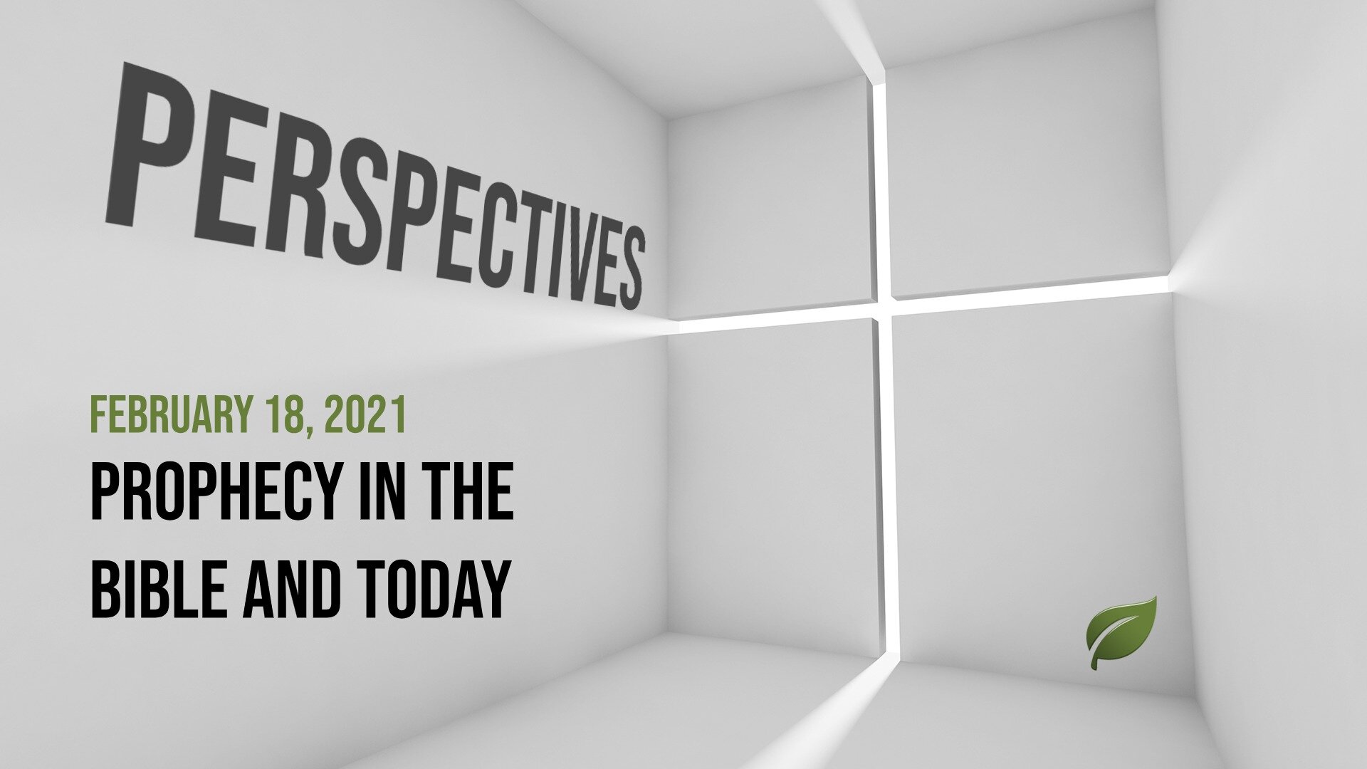 Perspectives Podcast - Prophecy in the Bible and Today
