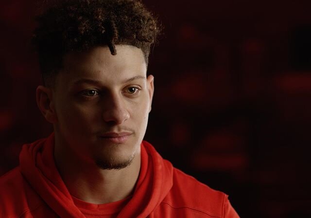 From our shoot a few weeks ago with @patrickmahomes for NFL Sunday Countdown