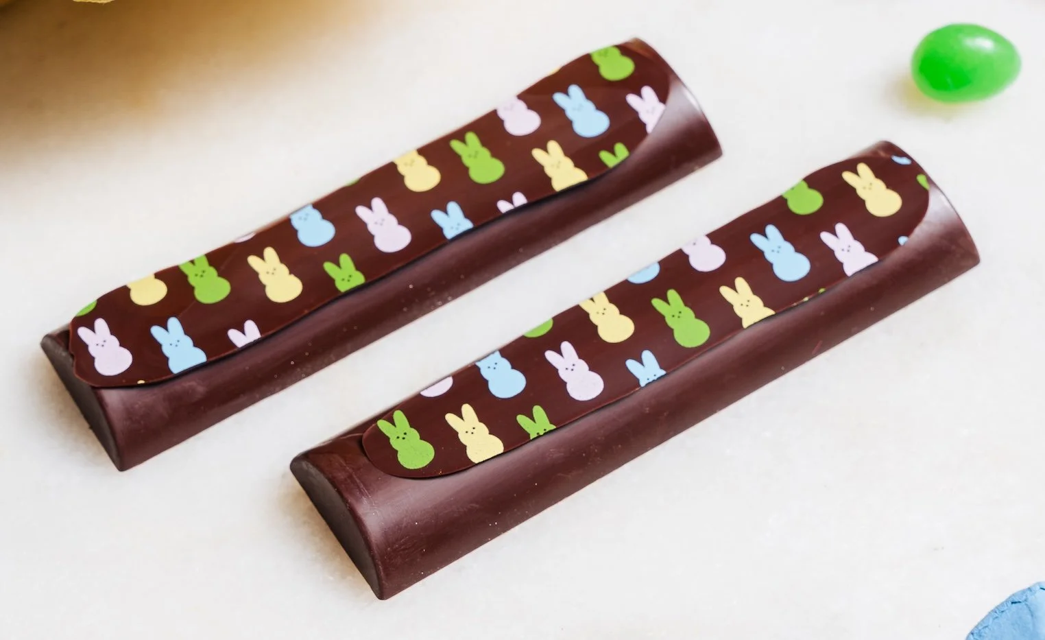 Bunny Bars filled with Mango Passionfruit Ganache