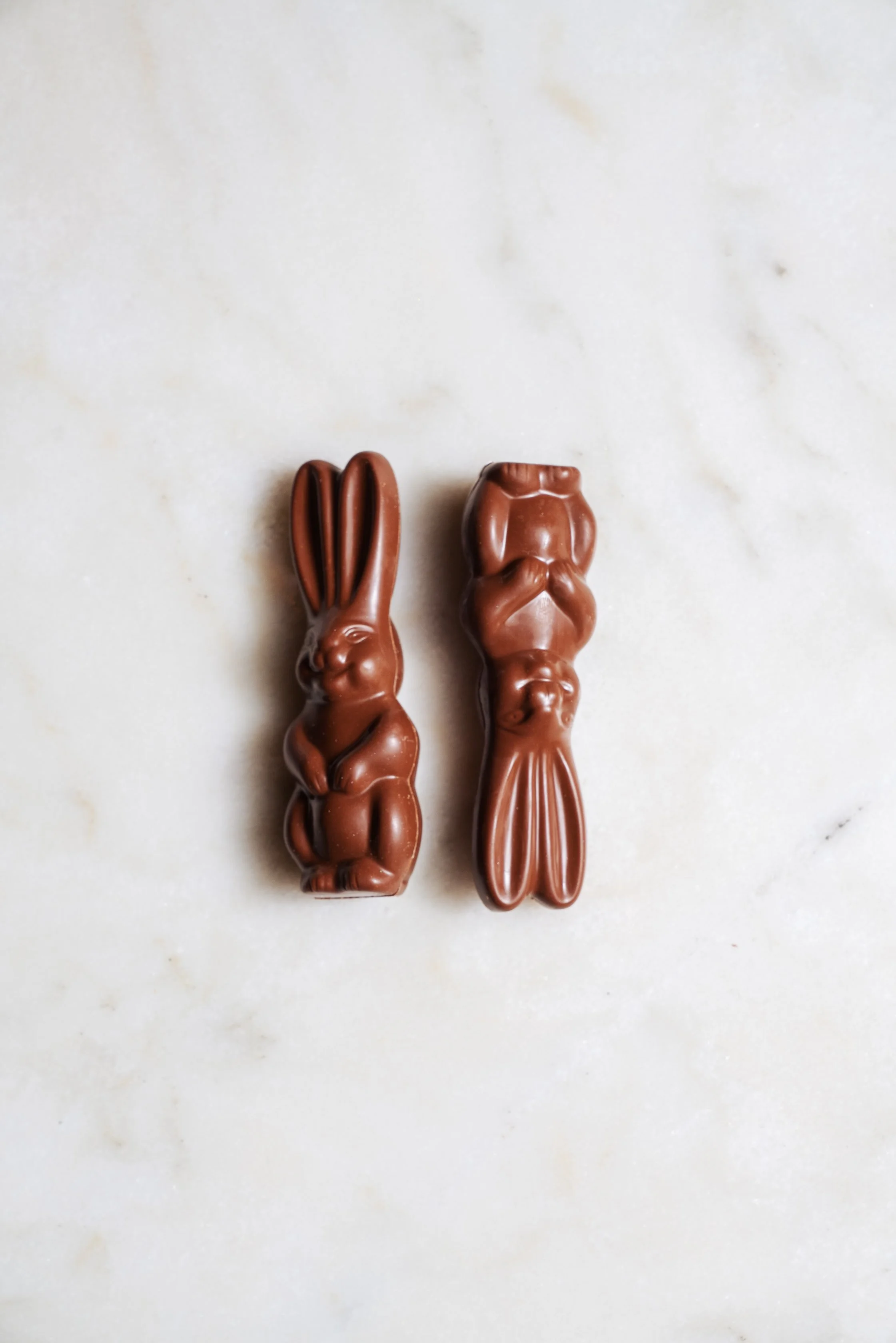 Milk Chocolate Big Ear Bunny with a Peanut Butter Pretzel Core