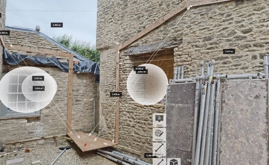 Exciting update! Work on linking a listed coach house to a Manor House is taking shape nicely! A stunning glass link adds a classy contemporary feature to this stylish property .  #architecture #charlesmullineuxdesign @fluidglassuk