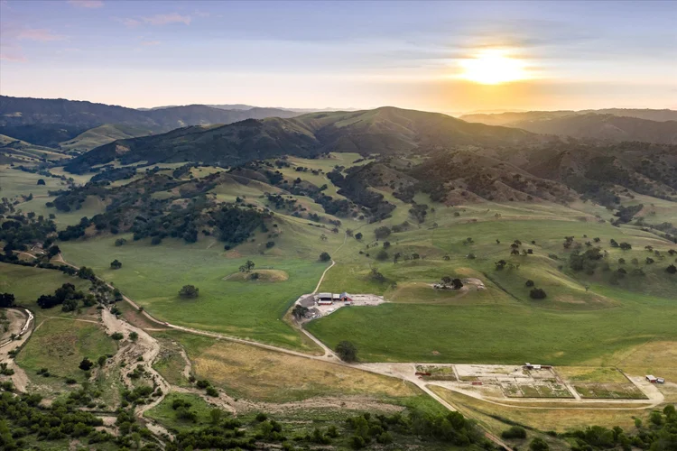 Open valley and rolling hills at Huasna Ranch
