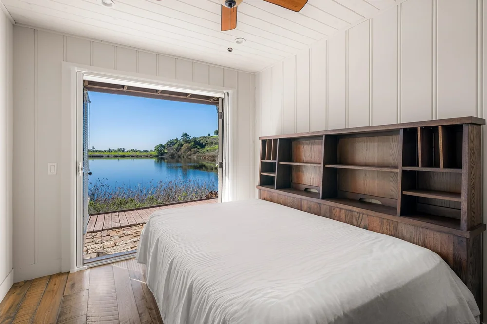 Naples/Santa Barbara Ranch — lake & cabin photograph