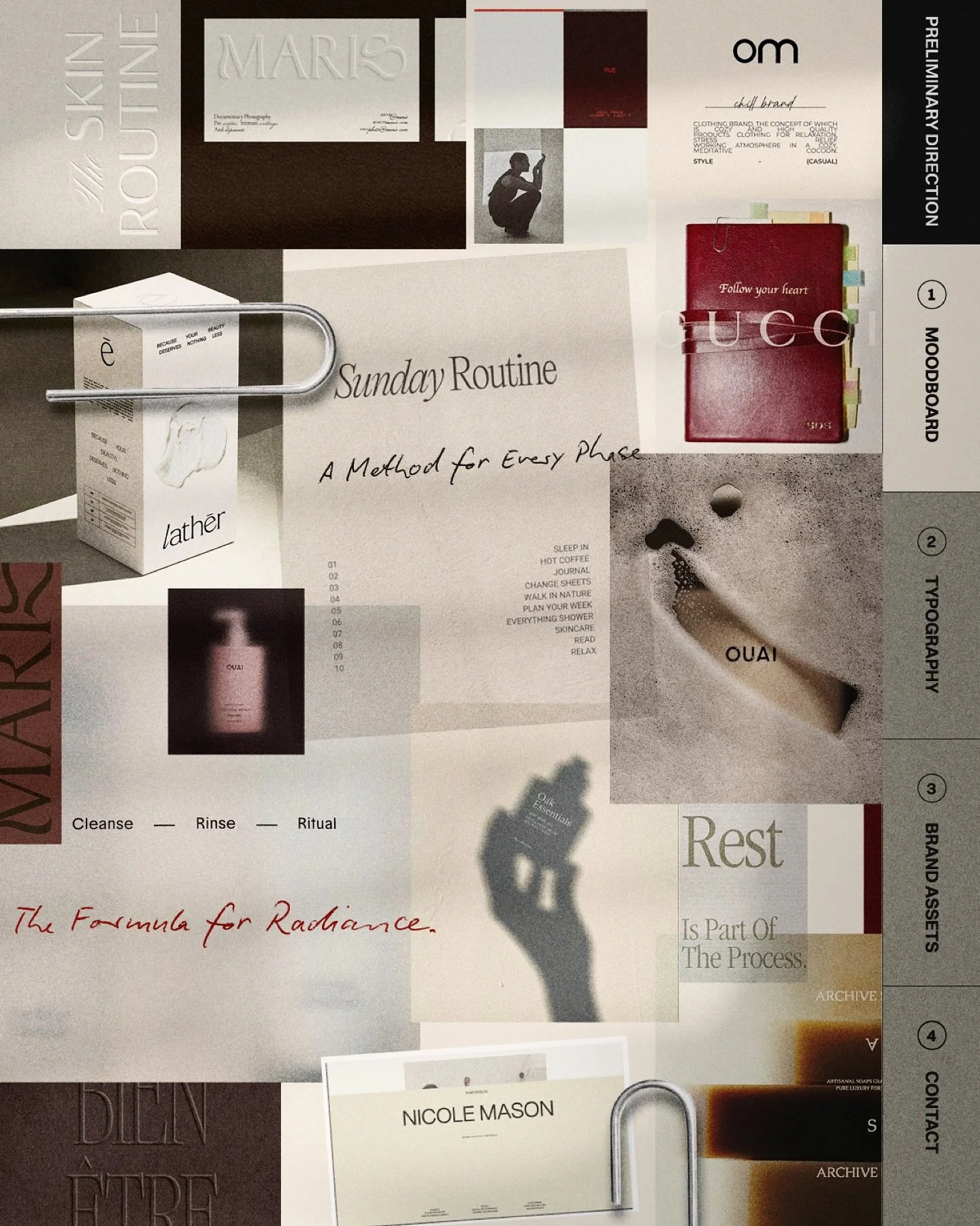 🗒️ Moodboards are how we start every project. They capture the feeling you want from your brand/company/product and serve as a northstar throughout the branding process. 📌🤎We have SO many branding clients in 2025 and we are going to start sharing 