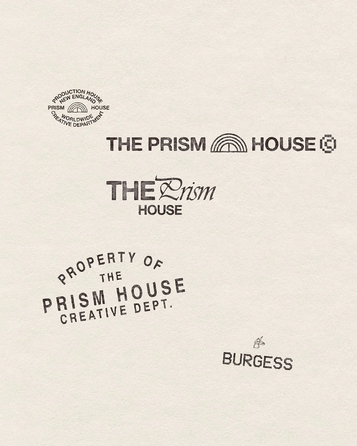 A fun exercise: Brandmarks for uniforms 🌈 
@theprismhouse