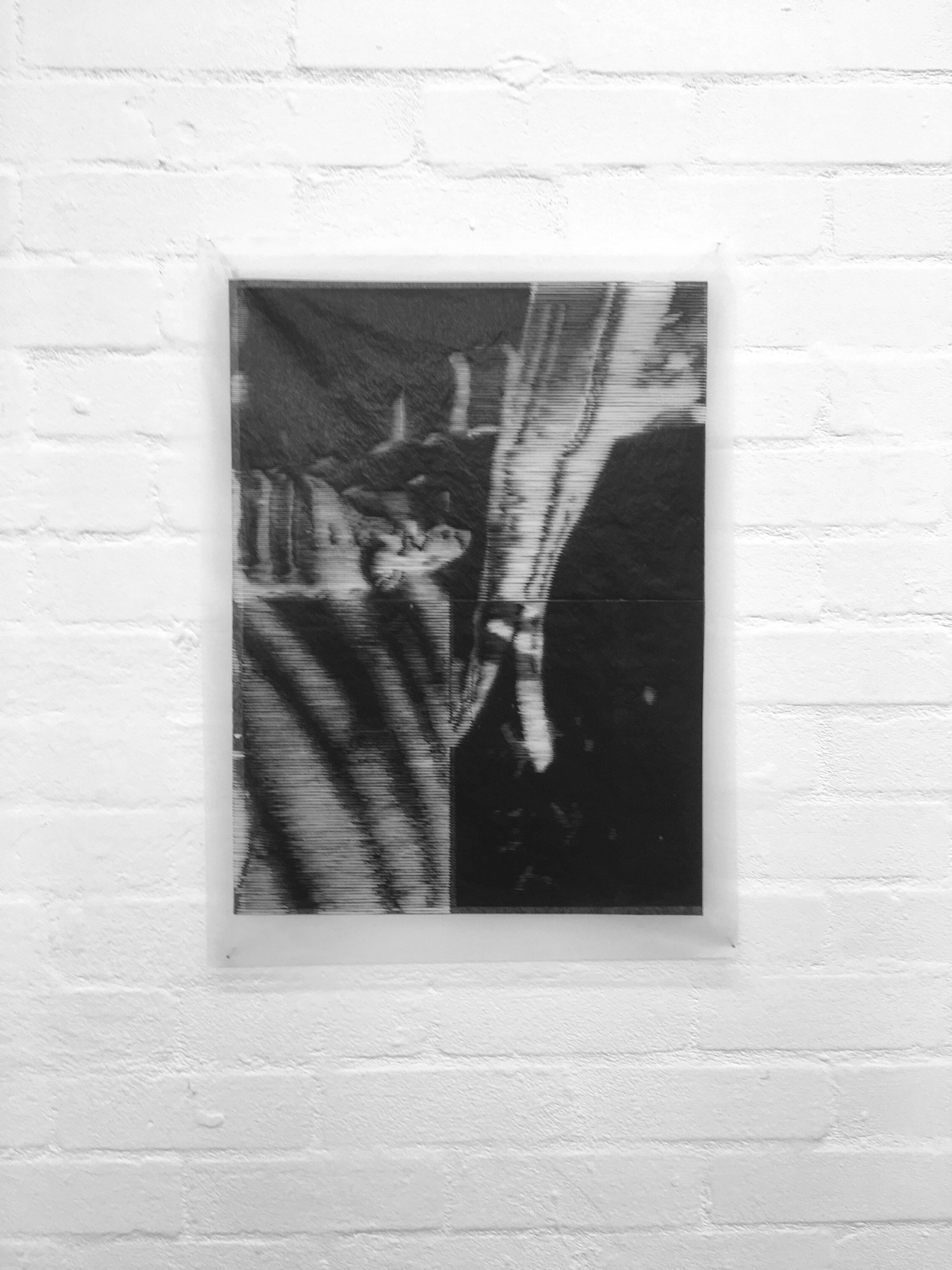  Layered linocut on Maruishi paper 