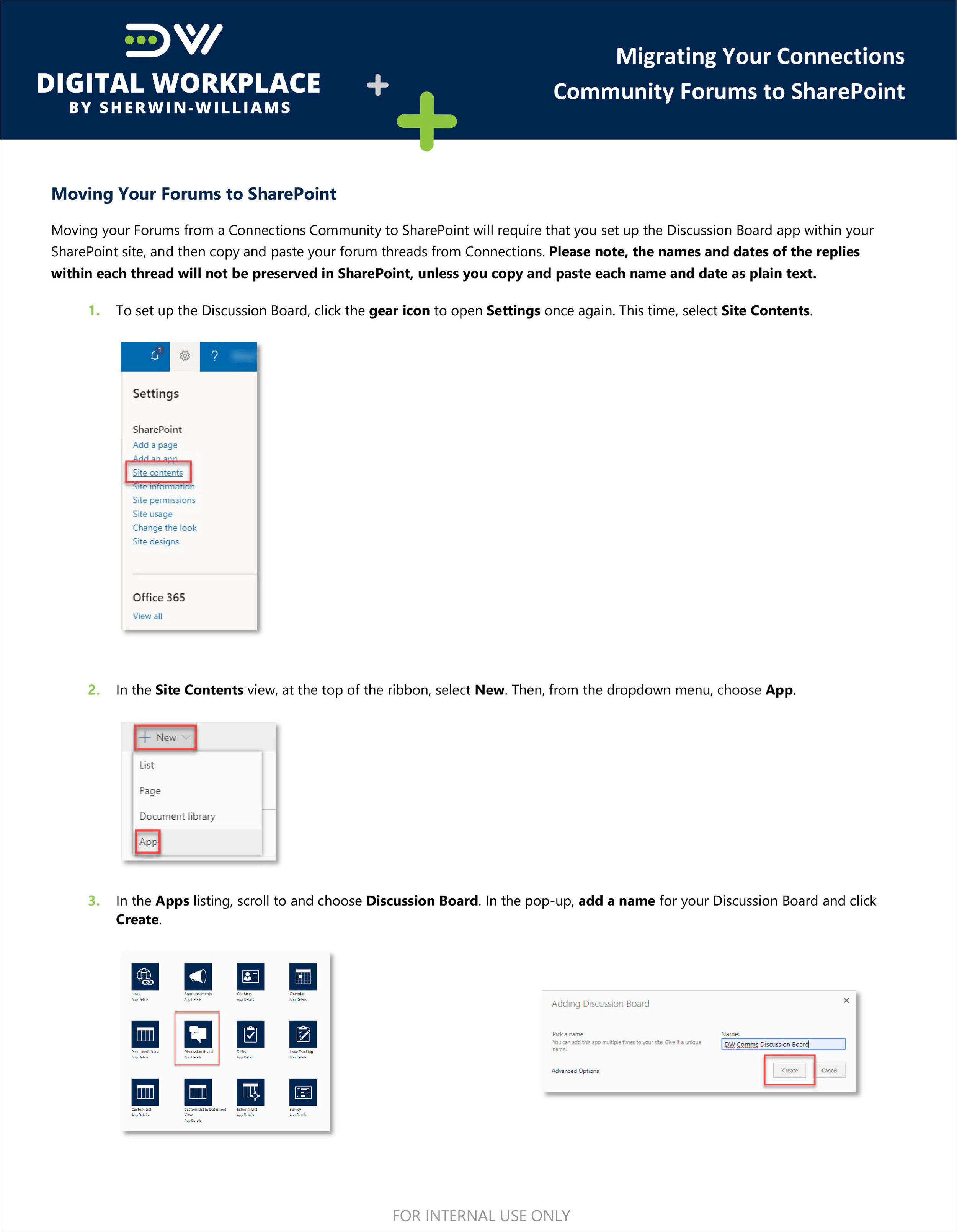 Migrating Your Connections Community Forums to SharePoint