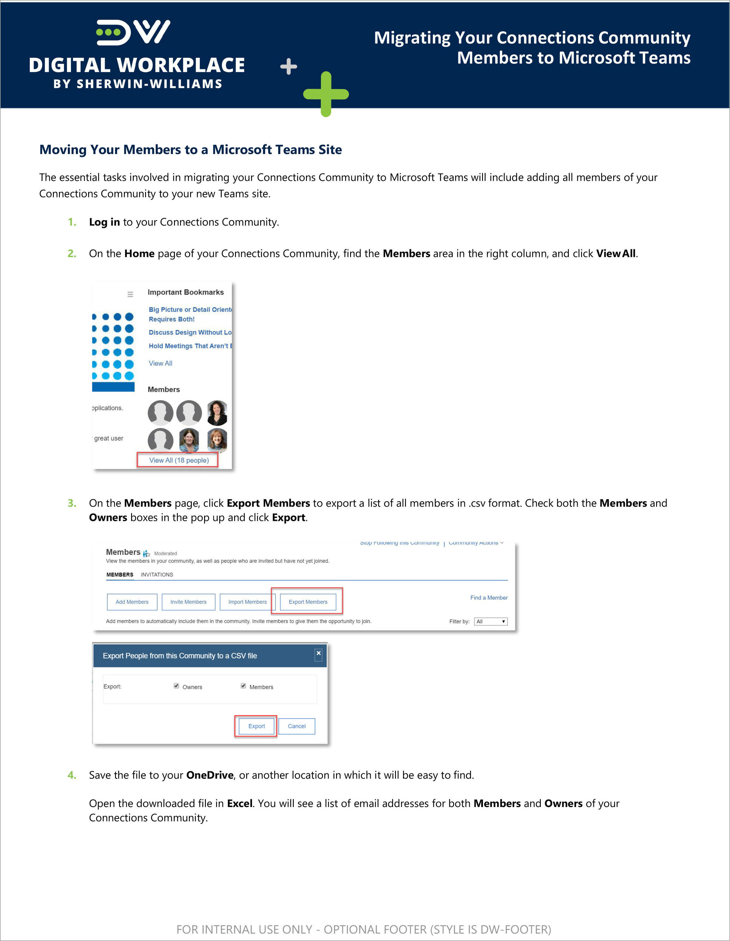 Migrating Your Connections Community Members to Teams
