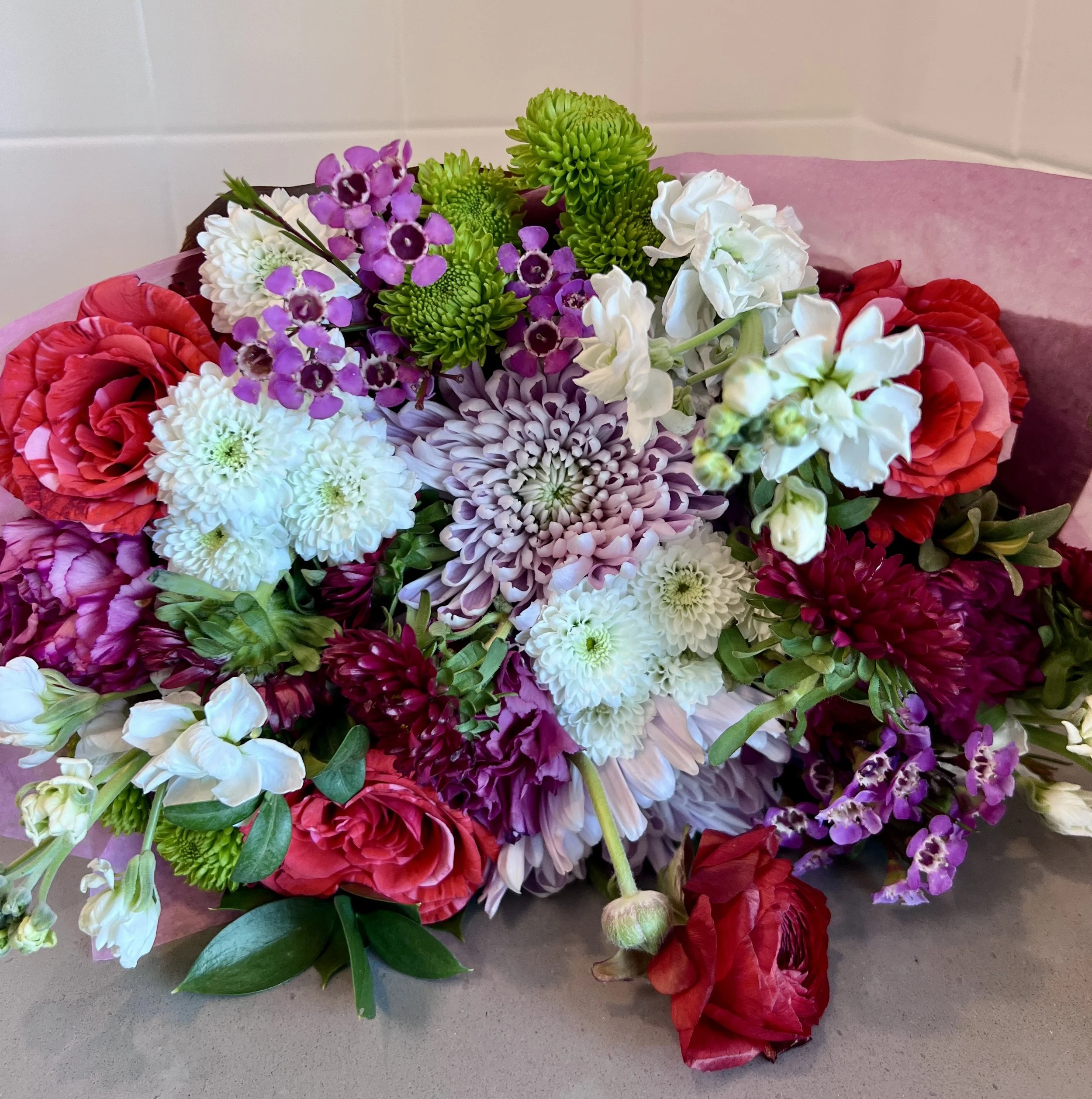 Designer's Choice Wrapped Bouquet