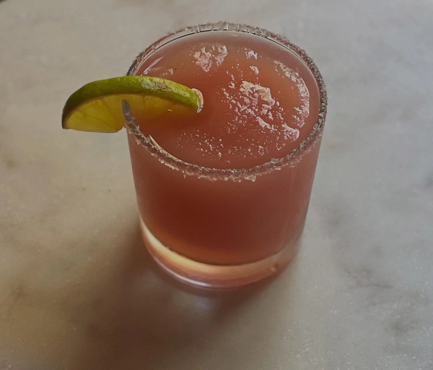 We have frozen spicy cranberry margaritas, only $5 during happy hour 5-7pm