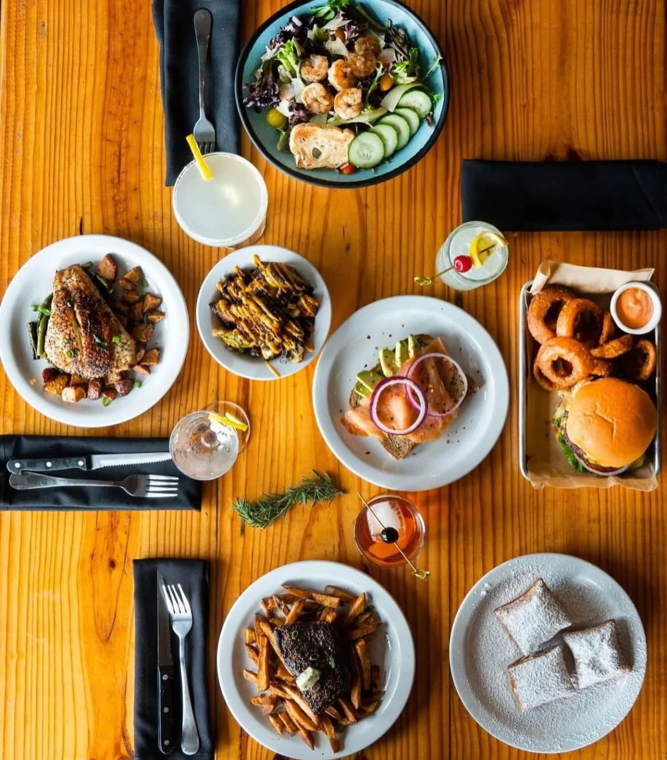 We are open for lunch 11am - 2pm and 5pm for trivia and happy hour!