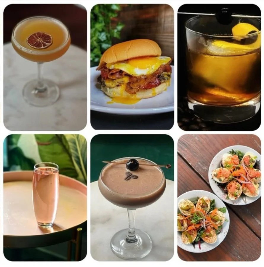 Join us for Sunday brunch, mimosa flights, brunch food and cocktail menu as well as our regular menu, 11am - 2pm