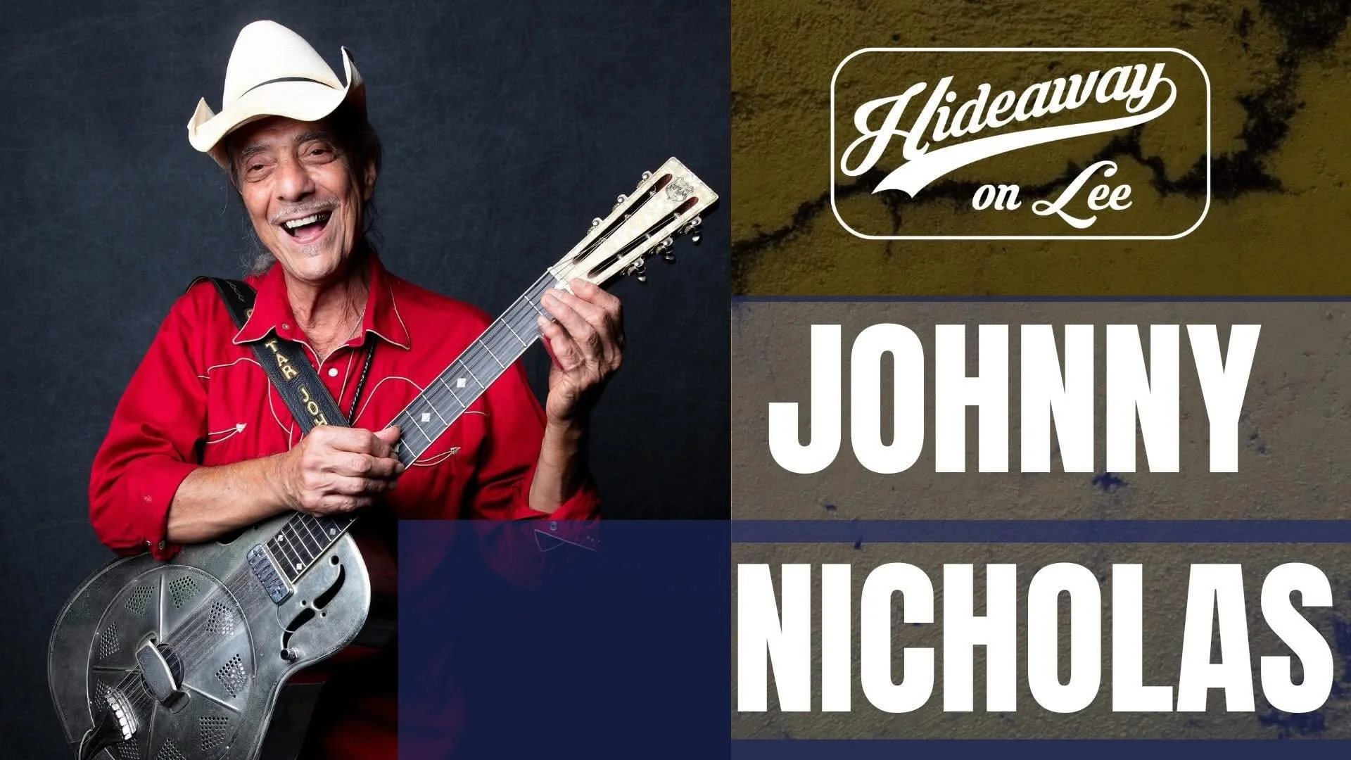 Tonight! Join Johnny Nicholas and friends Joel Savoy, Keith Sonnier, David Greely, Chris French and Blake Miller. 
Happy Hour 5-7pm
$5 old fashioned &bull; margarita &bull; tom collins &bull; lemon drop &bull; house wine &bull; frozen cocktails. 
Mus