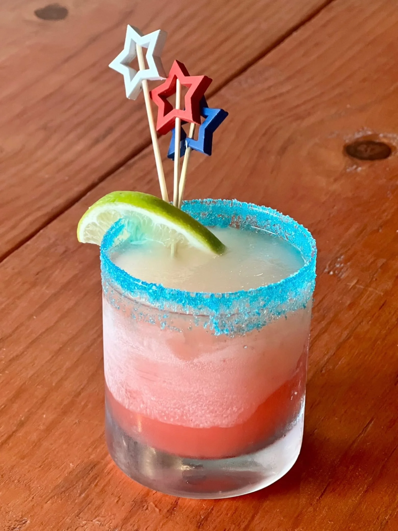 Happy 4th July weekend! We&rsquo;ll be serving our watermelon swirl Margarita with a salt rim all weekend.
We are open 11am - 2pm for lunch/brunch and again at 5pm for dinner, $5 happy hour 5-7pm