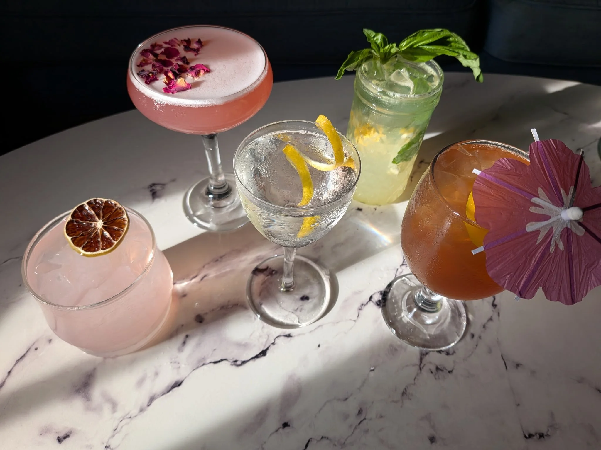 There&rsquo;s something for everyone in our summer cocktail lineup:
&ldquo;Salt on the Water&rdquo;
Fortaleza Blanco, Italicus liqueur, salted watermelon syrup, lime juice&zwj; &zwj;

&ldquo;Easy Peachy Lemon Squeezy&rdquo;
Reyka vodka, Peach puree, 