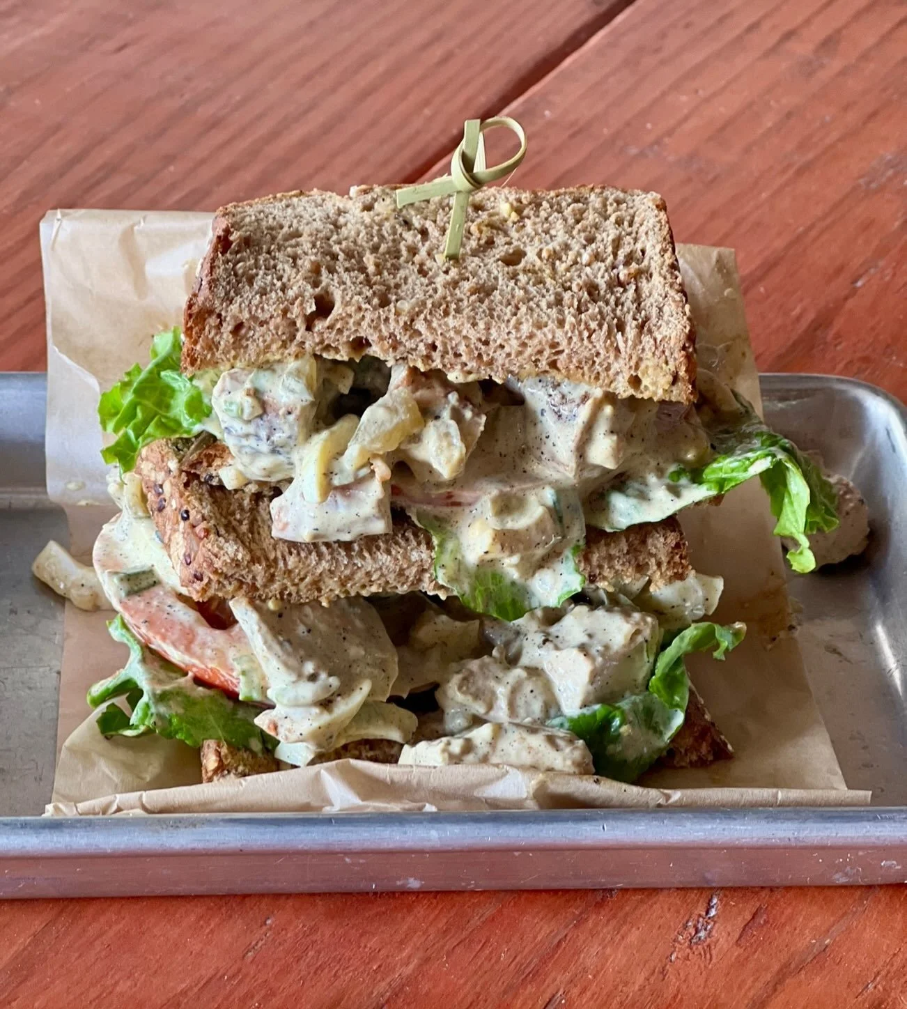 We&rsquo;ve added a smoked chicken salad sandwich to our specials!
Served on Dave&rsquo;s killer bread.