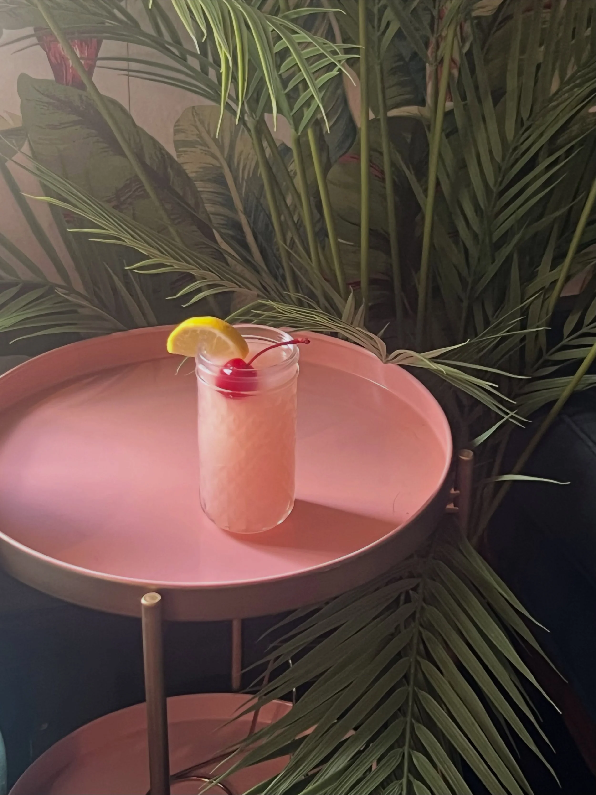 Come get our watermelon Tom Collins for Happy Hour 5-7pm
$5 old fashioned &bull; margarita &bull; tom collins &bull; lemon drop &bull; house wine &bull; frozen cocktails 
Trivia with Jay starts at 7pm