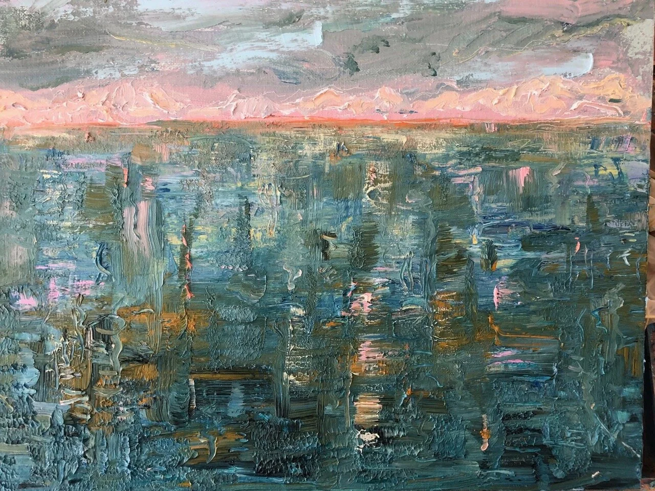 Soft Reflections of You  |   Oil on Canvas Panel  |  11" X 14"  |  Collection of Susan Johnson Oudiz