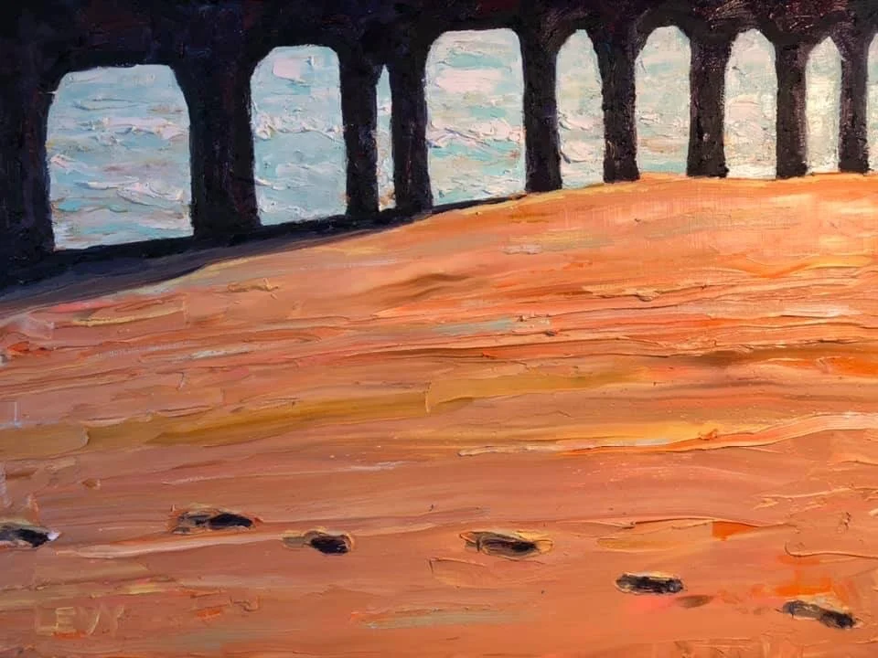 Footsteps in Wind   |  Oil on Canvas Panel  |  18" x 24"    