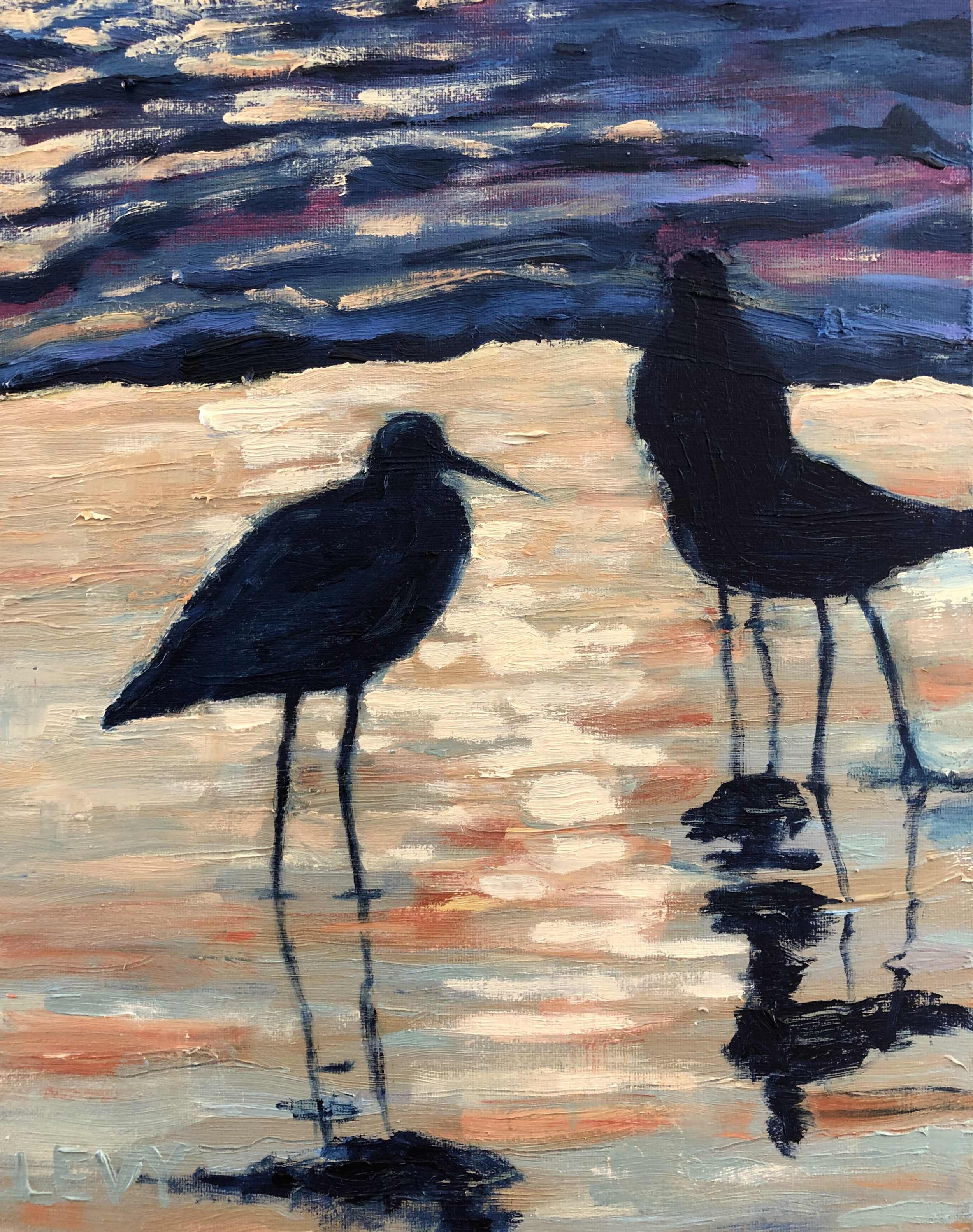 Winter Tide Wonder Land  |  Oil on Canvas  |  11" x 14"   |  February 2021