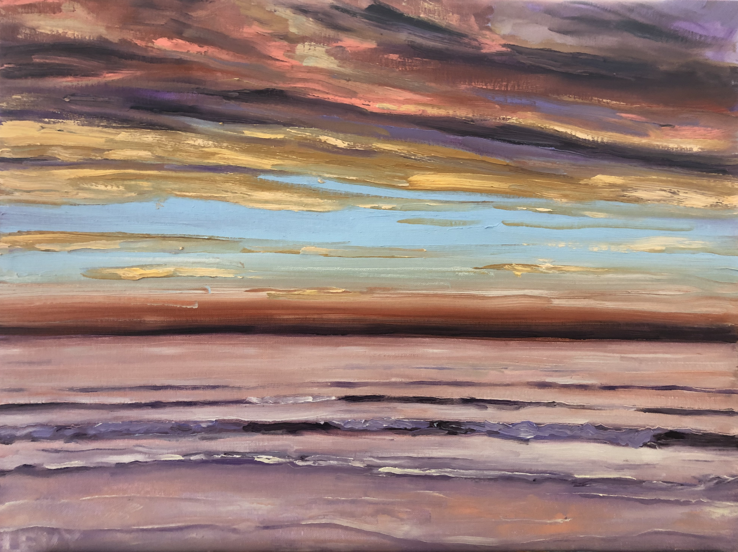 Ah. Tastes Like Summertime  
|   18 x 24"  |  Oil on Canvas Panel   |  June 2021   |   Collection of Olivia Doe