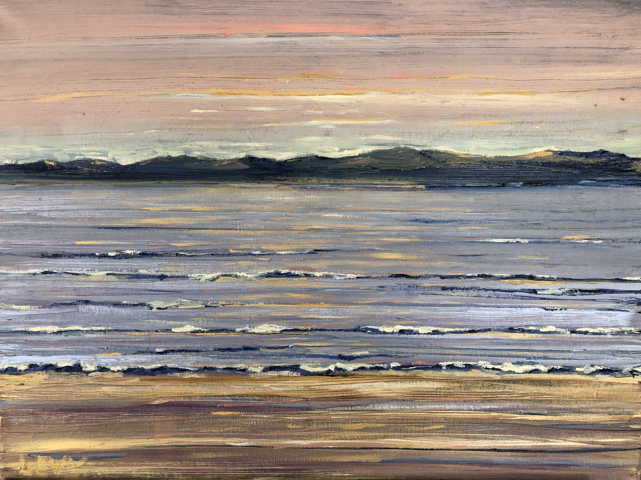  October Bay View  | 18 x 24"   |  Oil on Canvas  |  October 2021