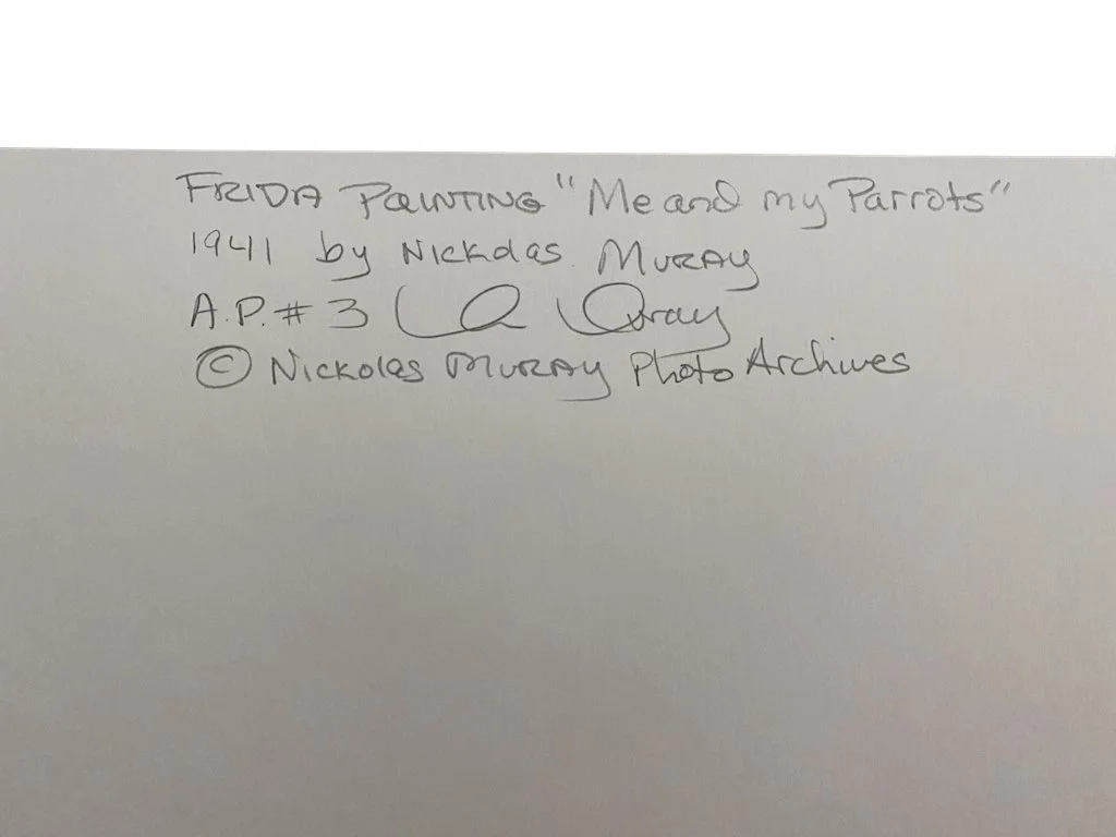 3_13584_Nickolas Muray_Frida Kahlo Painting Me and My Parrots_1941_PDNB Gallery.jpg