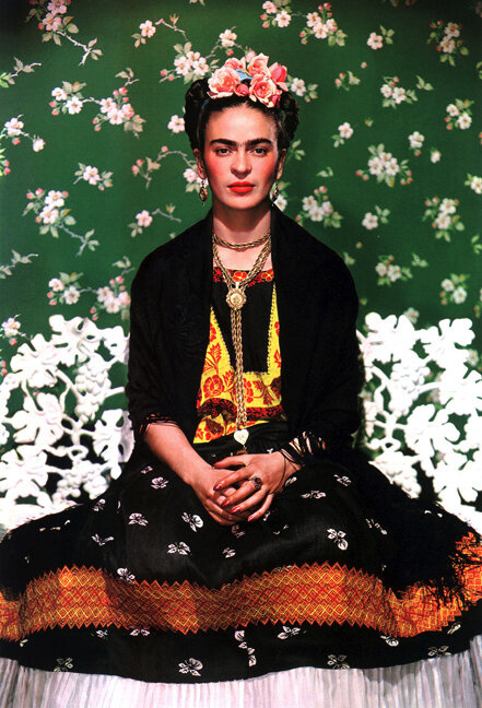 Nickolas Muray, Frida Kahlo on Bench, 1939 Carbon pigment print