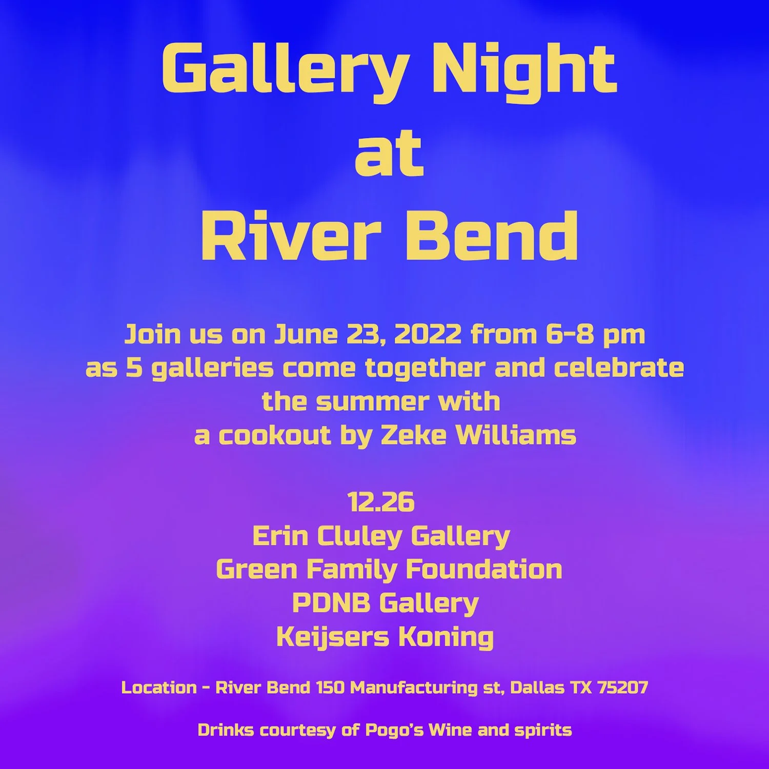 Gallery Night at River Bend