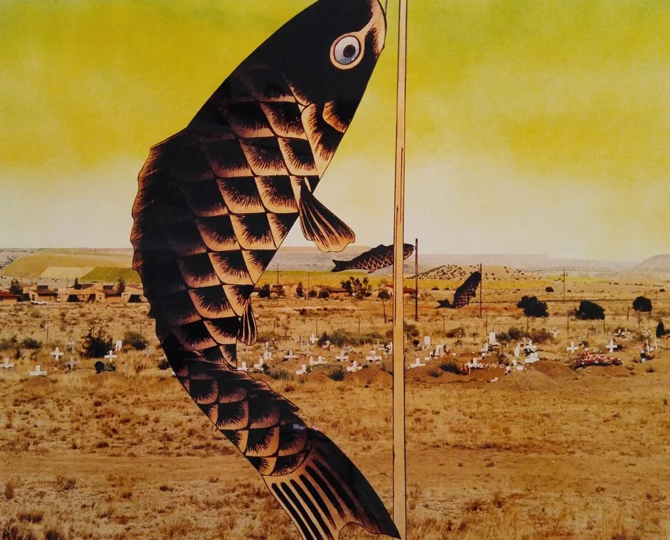 Patrick Nagatani Japanese Children's Day Camp Banners, Paguate Village