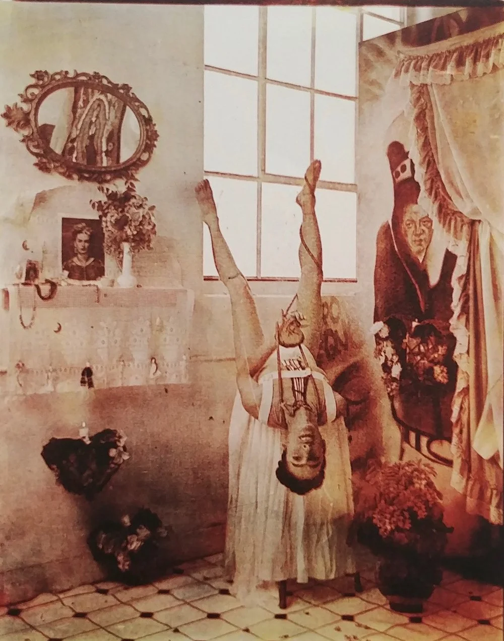 Delilah Montoya, El Aborto in Homage to Frida Kahlo, 1993