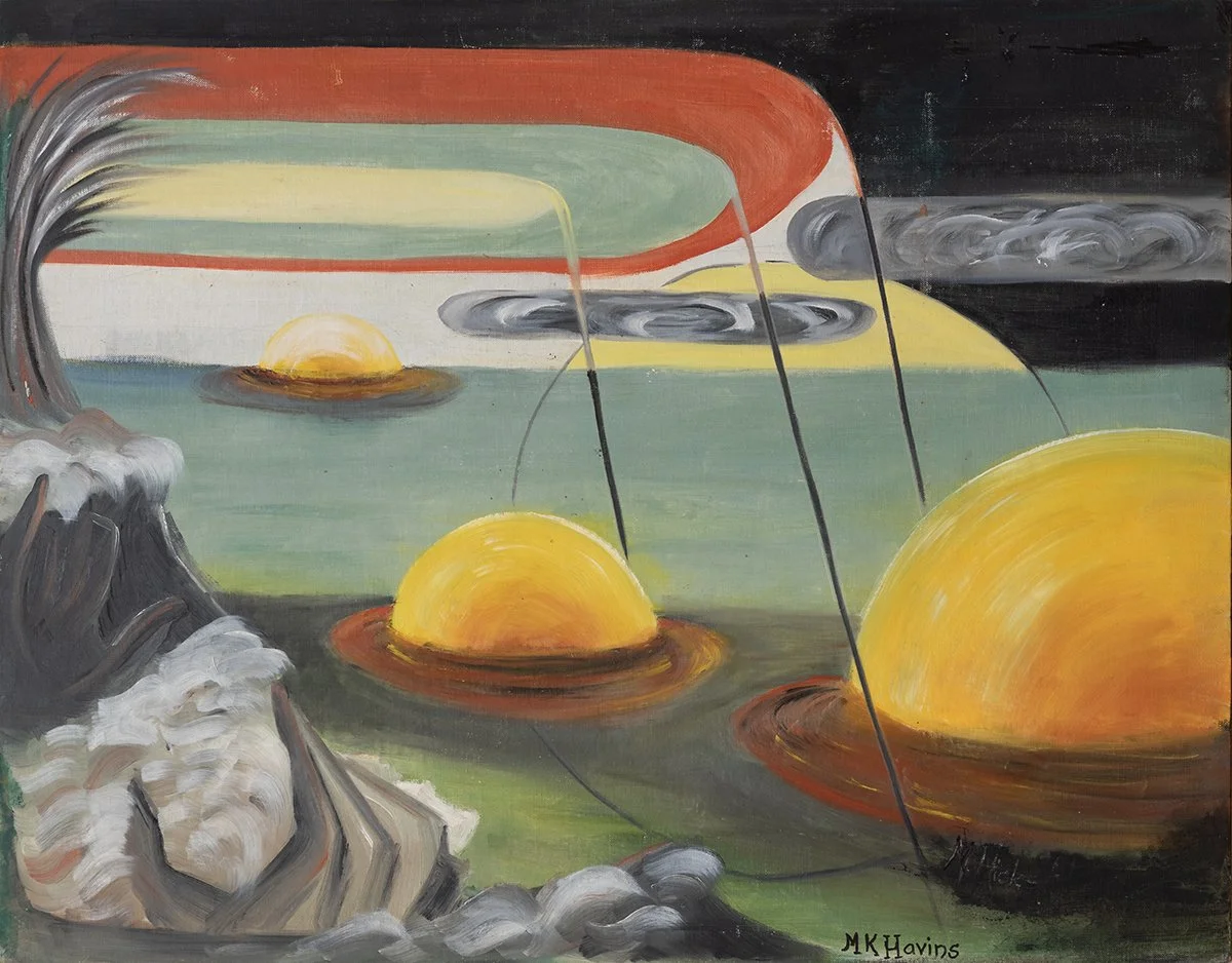 Margaret Hicks: Sun Rise at the Lake, c. 1960's