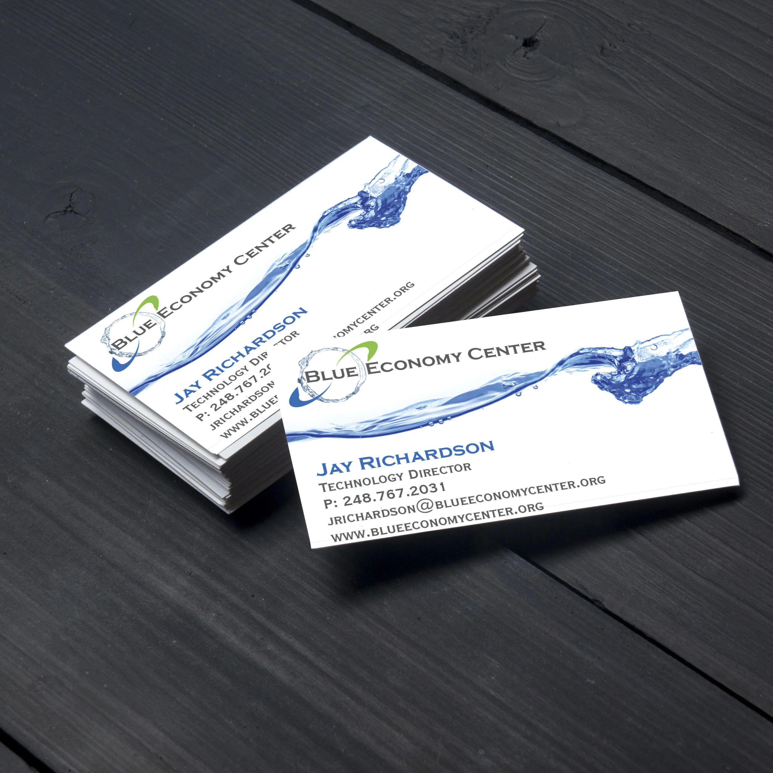 Blue Economy Center Business Cards