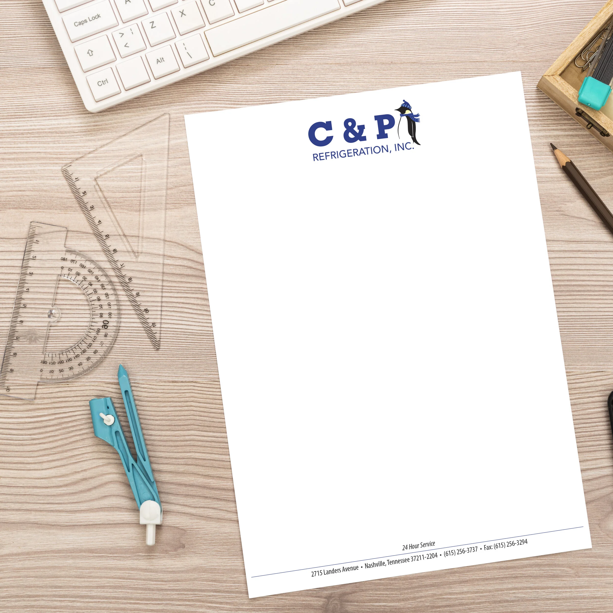 C&P Refrigeration Letterhead