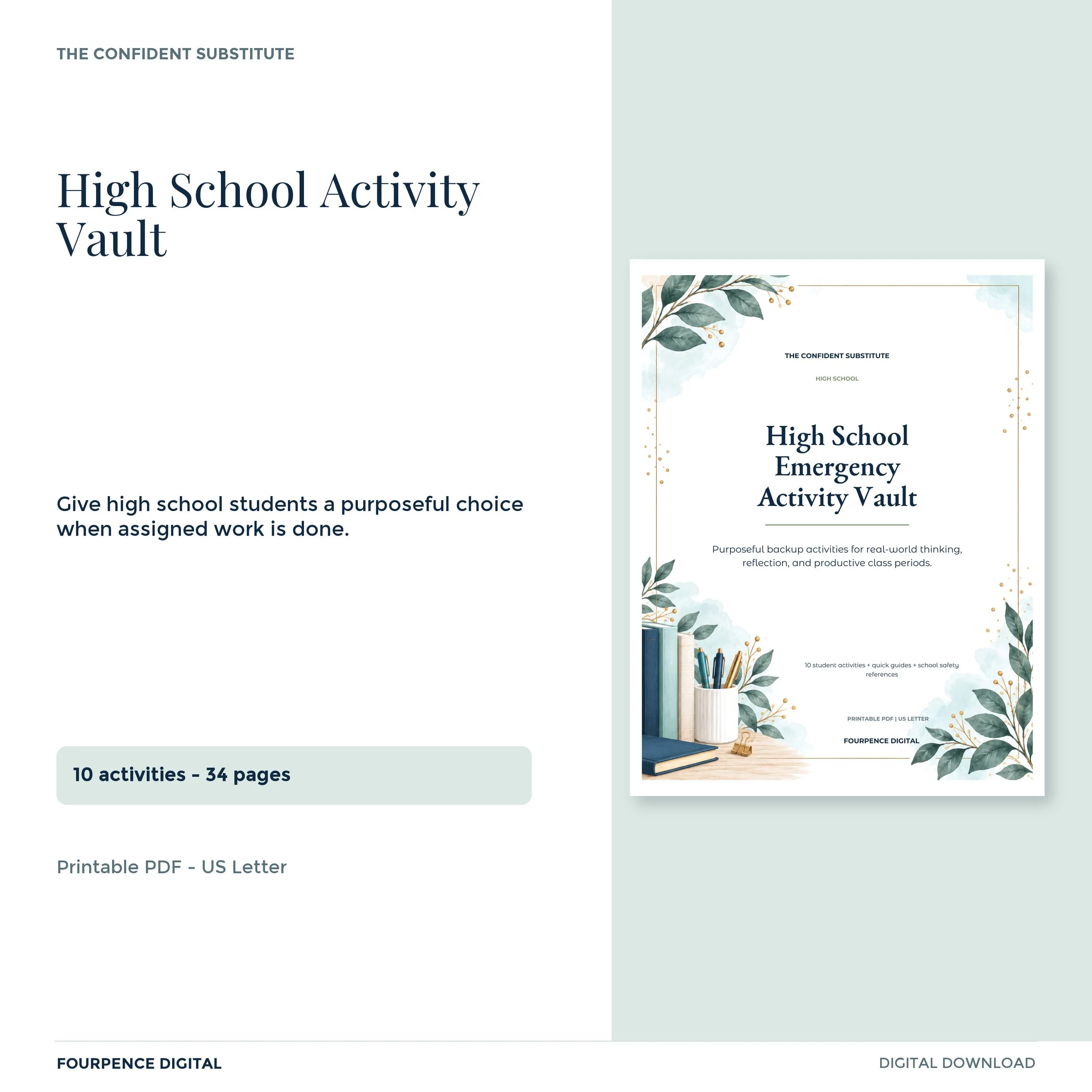 High School Emergency Activity Vault
