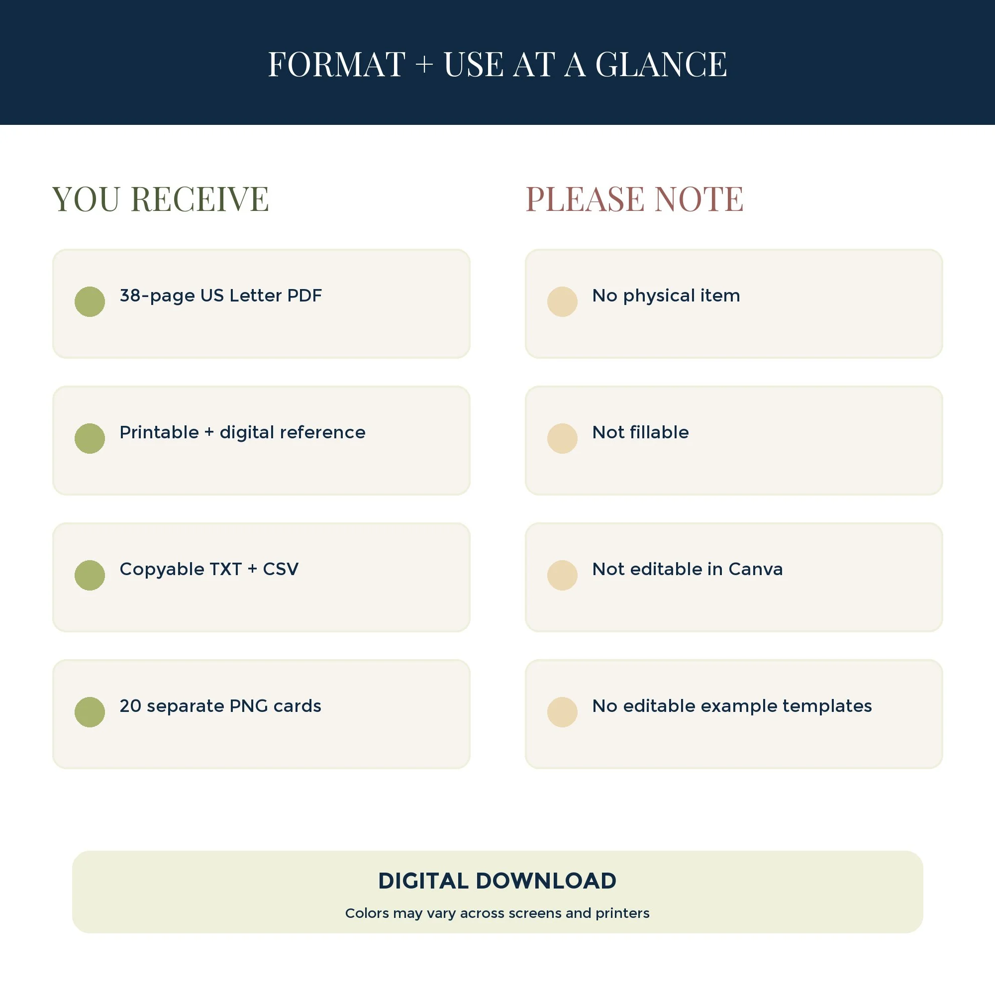 Citrus Grove digital workbook format and use information for screen, print, and compatible PDF annotation.