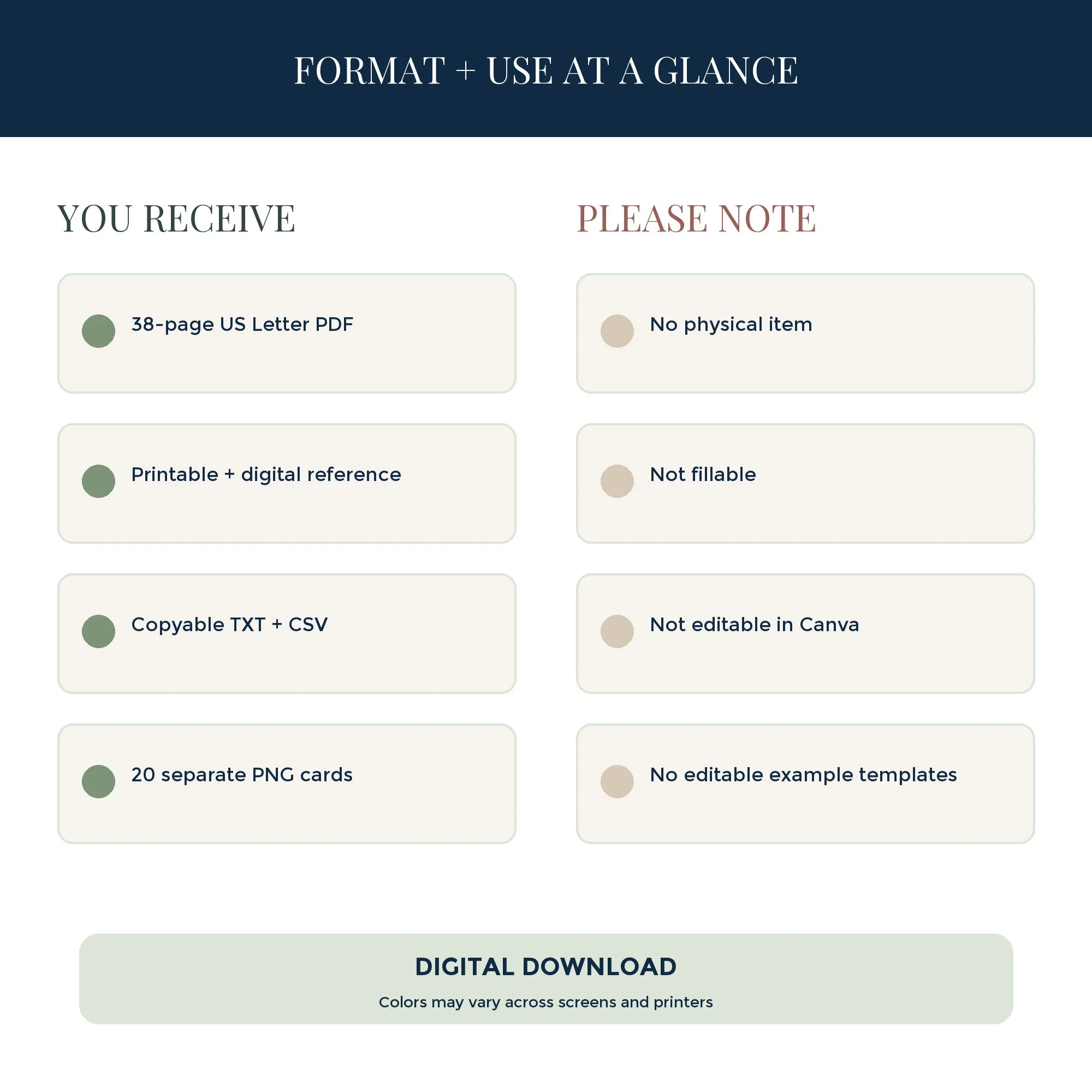 Forest digital workbook format and use information for screen, print, and compatible PDF annotation.