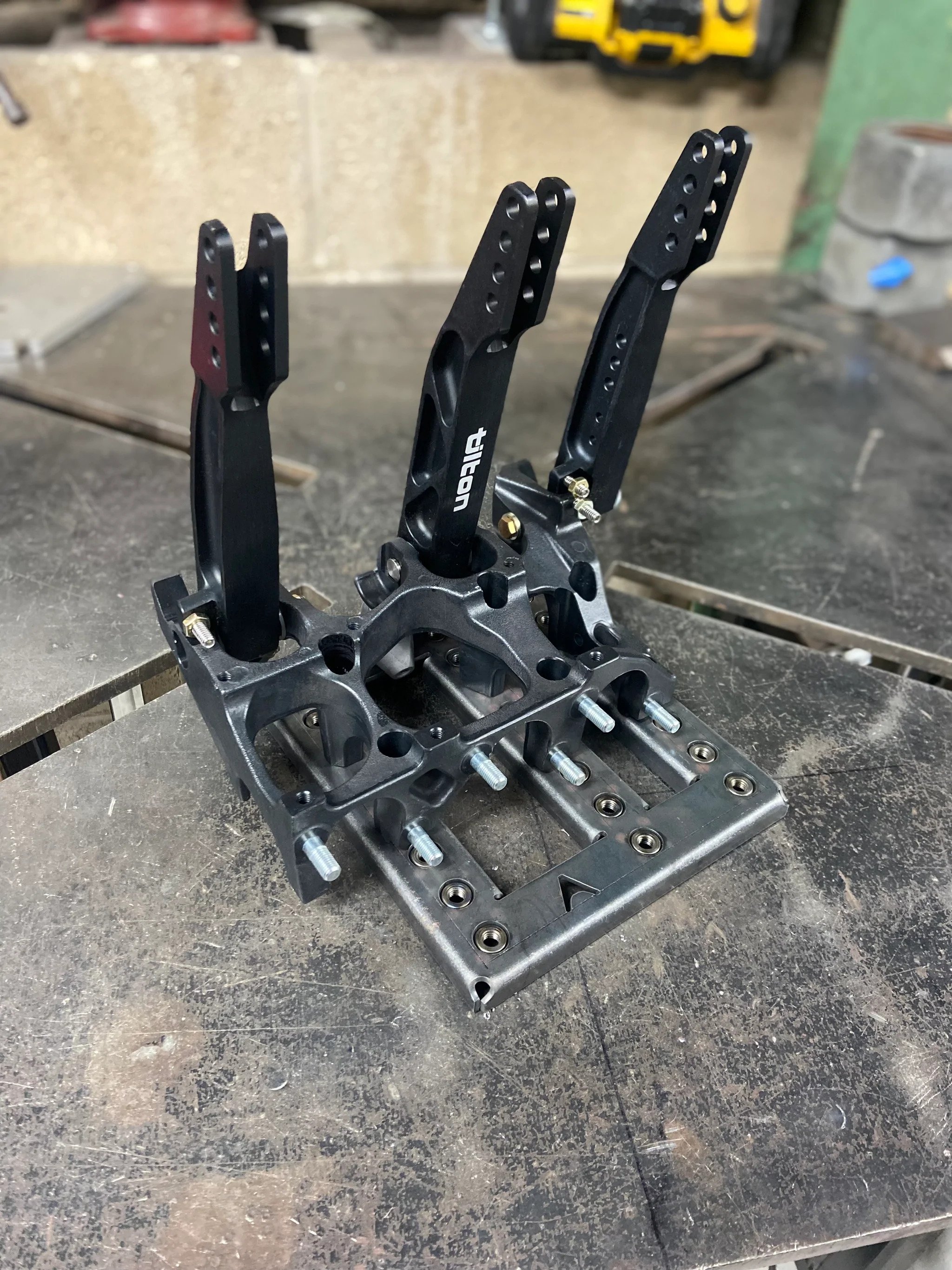 Alaria Tech Weld-in Tilton 600 series floor mount Pedal Box