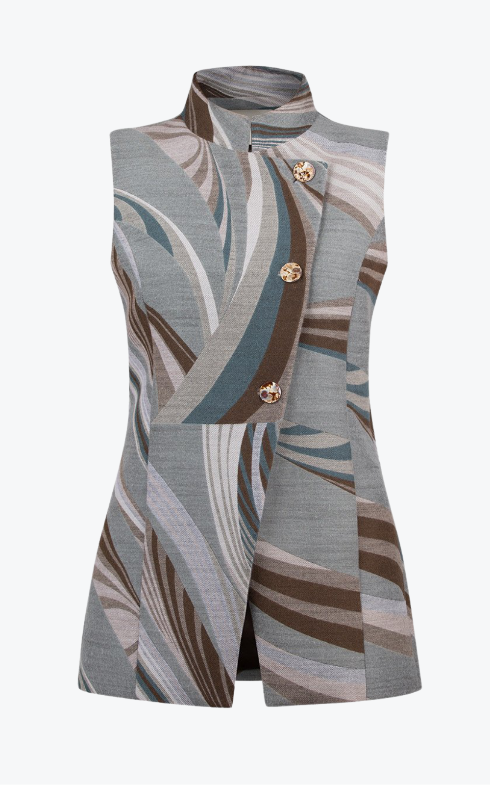 wool sleeveless jacket