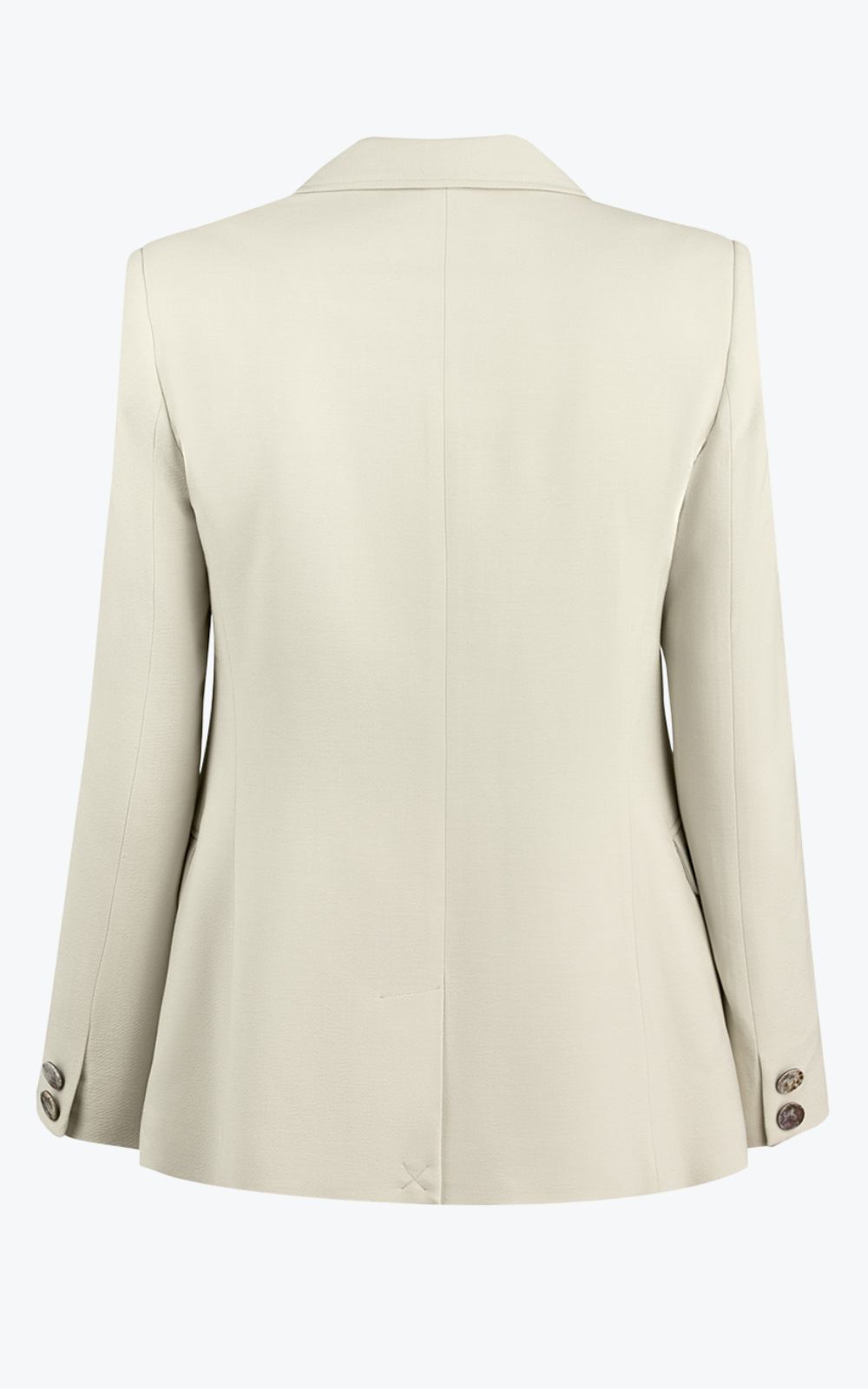 longline wool blazer